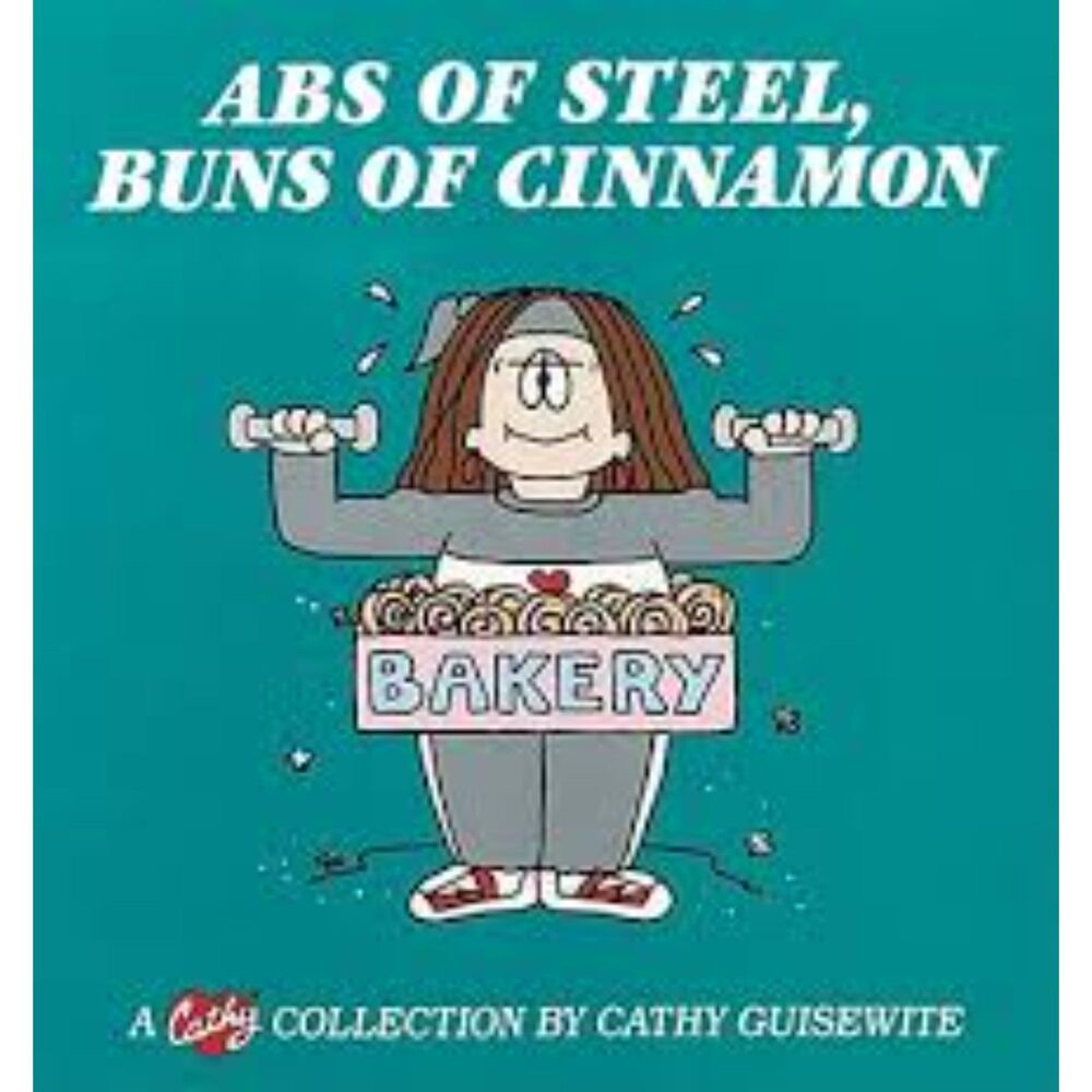 Abs of Steel Buns Of Cinnamon Vintage Comic Book By Cathy Guisewite